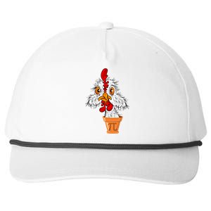 Chicken Pot Pi (Pie) Funny 3 14 Pi Day Pun Math And Science Great Gift Snapback Five-Panel Rope Hat