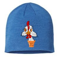 Chicken Pot Pi (Pie) Funny 3 14 Pi Day Pun Math And Science Great Gift Sustainable Beanie