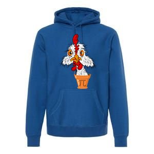 Chicken Pot Pi (Pie) Funny 3 14 Pi Day Pun Math And Science Great Gift Premium Hoodie