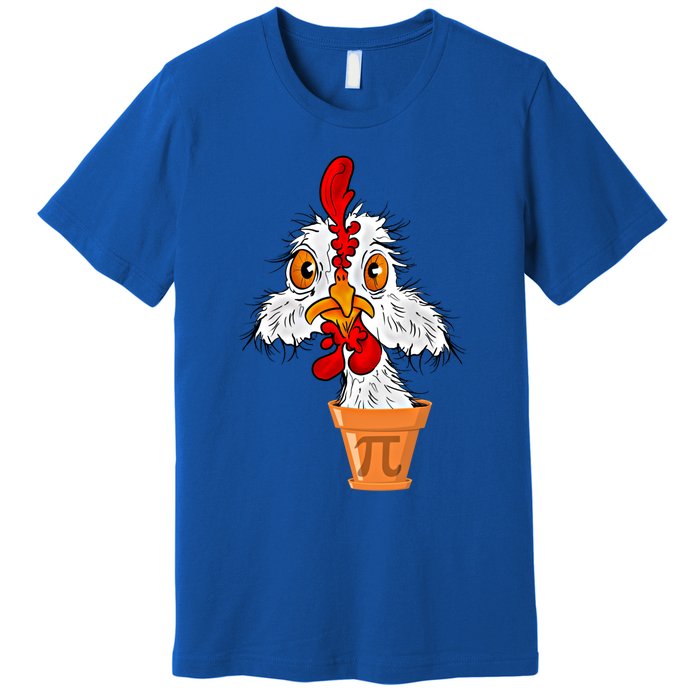 Chicken Pot Pi (Pie) Funny 3 14 Pi Day Pun Math And Science Great Gift Premium T-Shirt