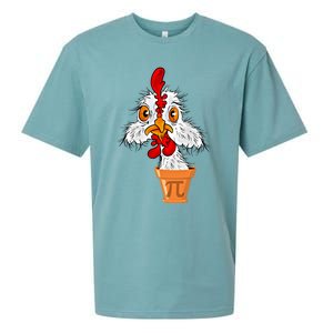 Chicken Pot Pi (Pie) Funny 3 14 Pi Day Pun Math And Science Great Gift Sueded Cloud Jersey T-Shirt