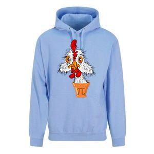 Chicken Pot Pi (Pie) Funny 3 14 Pi Day Pun Math And Science Great Gift Unisex Surf Hoodie