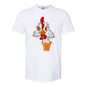 Chicken Pot Pi (Pie) Funny 3 14 Pi Day Pun Math And Science Great Gift Softstyle CVC T-Shirt