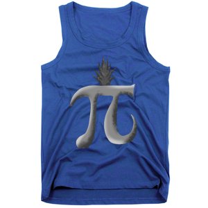 Cool Pi Pineapple Day Funny Mathematics Professor Fruit Gift Tank Top