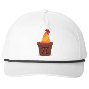 Chicken Pot Pie Pi Funny Math Cooking Gift Snapback Five-Panel Rope Hat