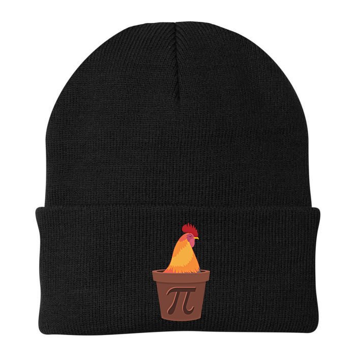 Chicken Pot Pie Pi Funny Math Cooking Gift Knit Cap Winter Beanie