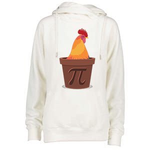 Chicken Pot Pie Pi Funny Math Cooking Gift Womens Funnel Neck Pullover Hood