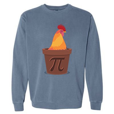 Chicken Pot Pie Pi Funny Math Cooking Gift Garment-Dyed Sweatshirt