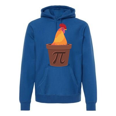 Chicken Pot Pie Pi Funny Math Cooking Gift Premium Hoodie