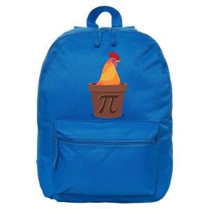 Chicken Pot Pie Pi Funny Math Cooking Gift 16 in Basic Backpack