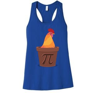 Chicken Pot Pie Pi Funny Math Cooking Gift Women's Racerback Tank