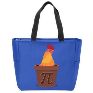 Chicken Pot Pie Pi Funny Math Cooking Gift Zip Tote Bag