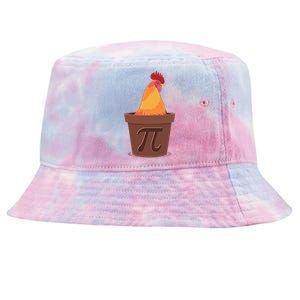 Chicken Pot Pie Pi Funny Math Cooking Gift Tie-Dyed Bucket Hat