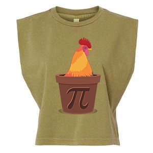 Chicken Pot Pie Pi Funny Math Cooking Gift Garment-Dyed Women's Muscle Tee