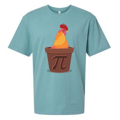 Chicken Pot Pie Pi Funny Math Cooking Gift Sueded Cloud Jersey T-Shirt