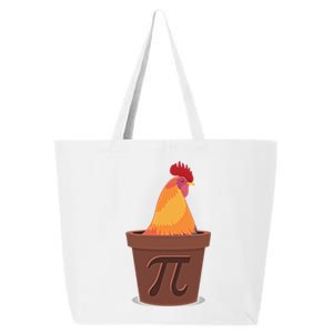 Chicken Pot Pie Pi Funny Math Cooking Gift 25L Jumbo Tote