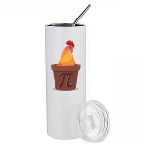 Chicken Pot Pie Pi Funny Math Cooking Gift Stainless Steel Tumbler