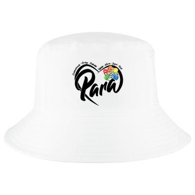 Cute Para Paraprofessional Teacher Heart Cool Comfort Performance Bucket Hat