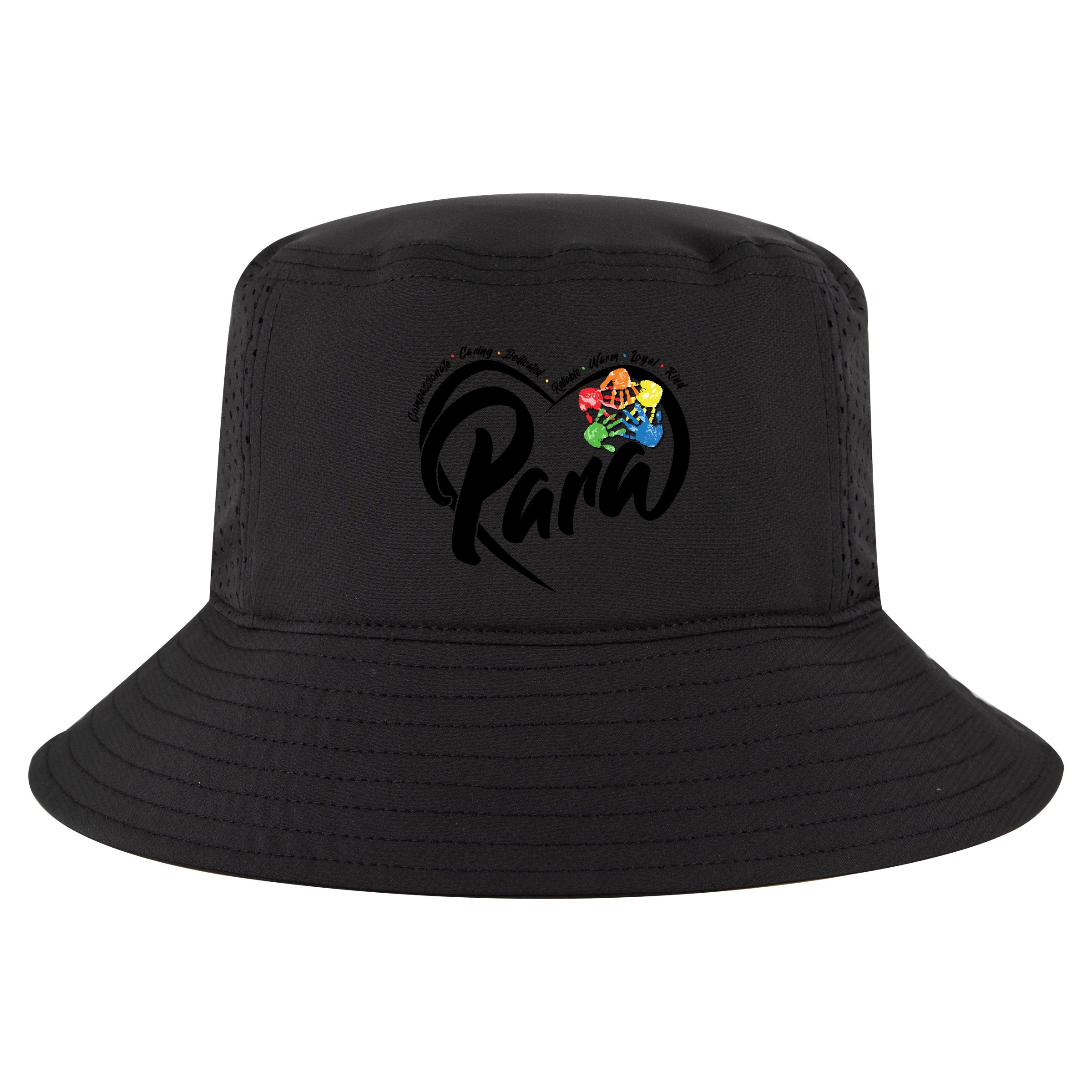 Cute Para Paraprofessional Teacher Heart Cool Comfort Performance Bucket Hat