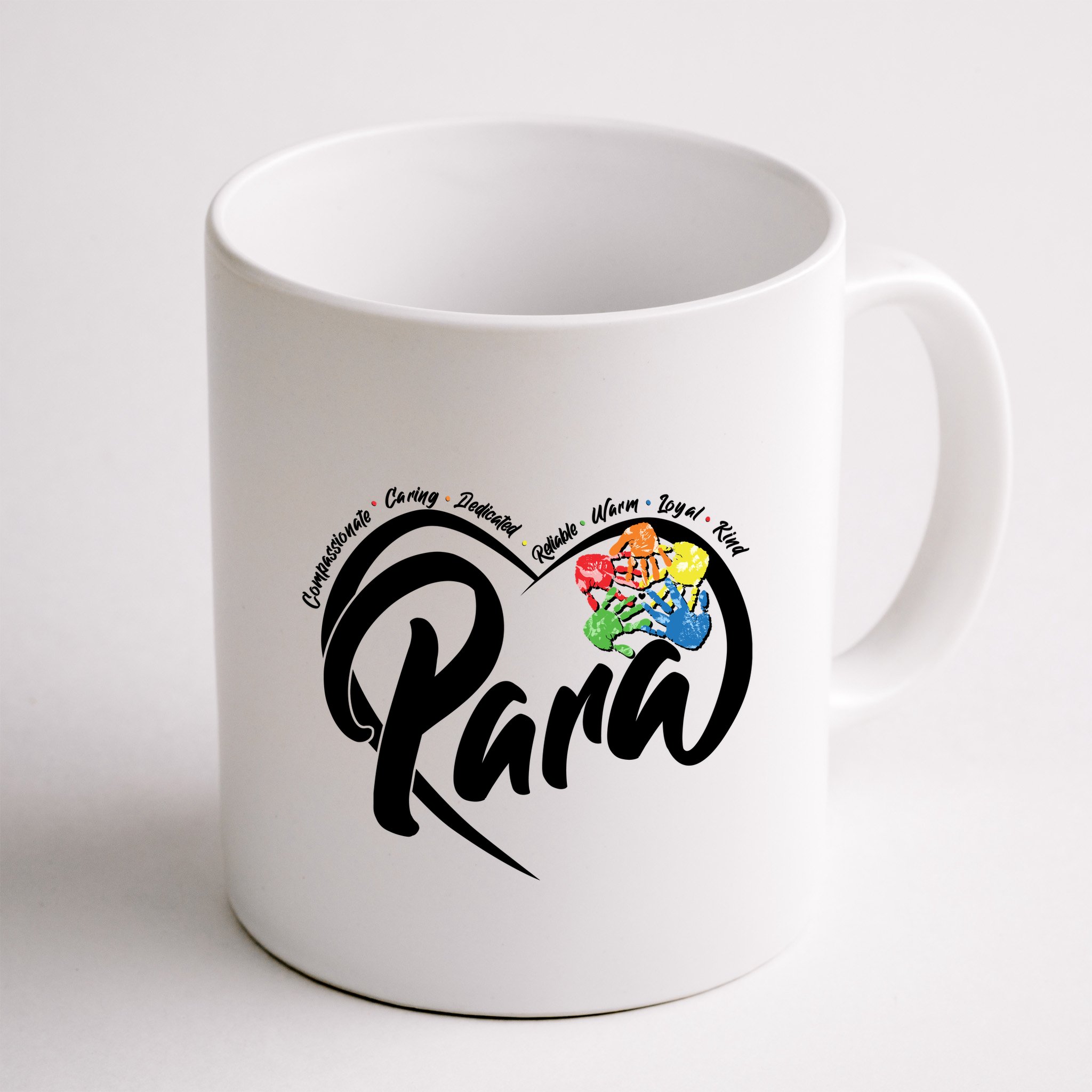 Cute Para Paraprofessional Teacher Heart Mug