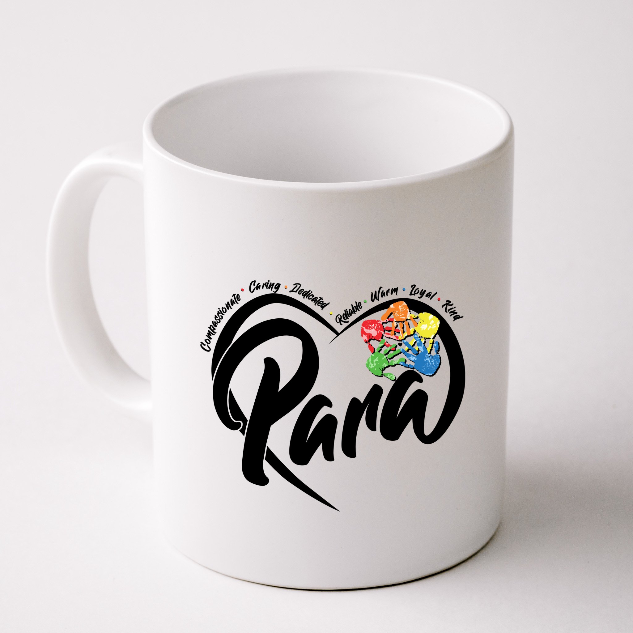 Cute Para Paraprofessional Teacher Heart Mug