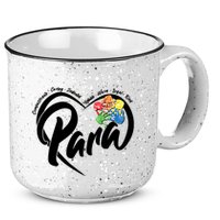 Cute Para Paraprofessional Teacher Heart 15oz Campfire Ceramic Mug