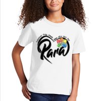Cute Para Paraprofessional Teacher Heart Kids T-Shirt
