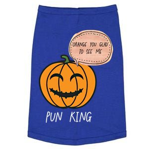 Carved Pumpkin Pun King Funny Halloween Pun Joke Dad Joke Gift Doggie Tank