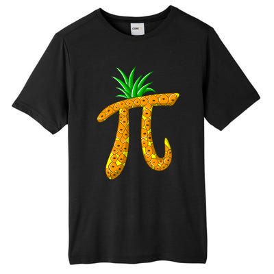 Cool Pi Pineapple Day Funny Mathematics Professor Fruit Gift Tall Fusion ChromaSoft Performance T-Shirt