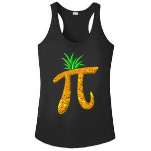 Cool Pi Pineapple Day Funny Mathematics Professor Fruit Gift Ladies PosiCharge Competitor Racerback Tank