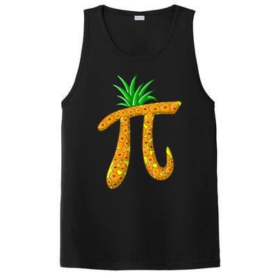 Cool Pi Pineapple Day Funny Mathematics Professor Fruit Gift PosiCharge Competitor Tank