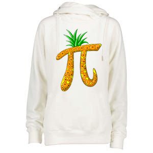 Cool Pi Pineapple Day Funny Mathematics Professor Fruit Gift Womens Funnel Neck Pullover Hood