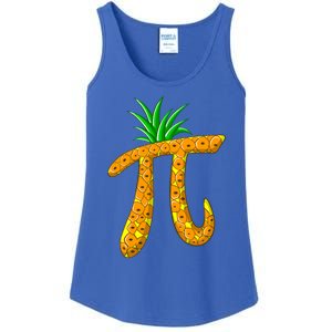 Cool Pi Pineapple Day Funny Mathematics Professor Fruit Gift Ladies Essential Tank