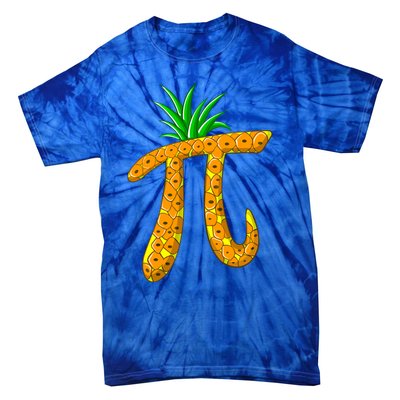 Cool Pi Pineapple Day Funny Mathematics Professor Fruit Gift Tie-Dye T-Shirt