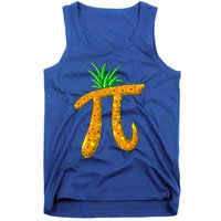 Cool Pi Pineapple Day Funny Mathematics Professor Fruit Gift Tank Top