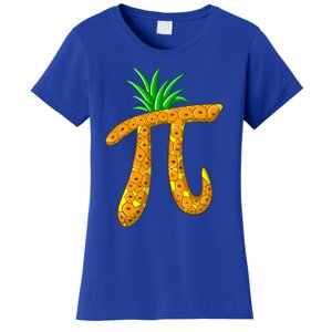 Cool Pi Pineapple Day Funny Mathematics Professor Fruit Gift Women's T-Shirt