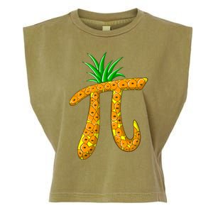 Cool Pi Pineapple Day Funny Mathematics Professor Fruit Gift Garment-Dyed Women's Muscle Tee