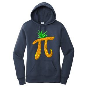 Cool Pi Pineapple Day Funny Mathematics Professor Fruit Gift Women's Pullover Hoodie