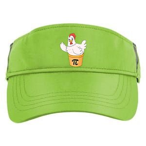 Chicken Pot Pie Funny Math Pi Day Funny Cute Food Lovers Cool Gift Adult Drive Performance Visor