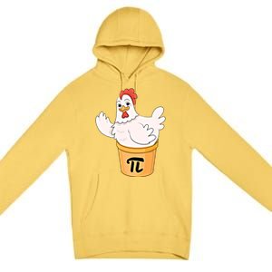 Chicken Pot Pie Funny Math Pi Day Funny Cute Food Lovers Cool Gift Premium Pullover Hoodie