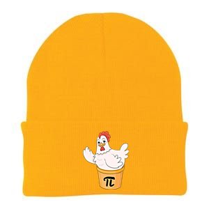 Chicken Pot Pie Funny Math Pi Day Funny Cute Food Lovers Cool Gift Knit Cap Winter Beanie