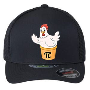 Chicken Pot Pie Funny Math Pi Day Funny Cute Food Lovers Cool Gift Flexfit Unipanel Trucker Cap