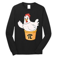 Chicken Pot Pie Funny Math Pi Day Funny Cute Food Lovers Cool Gift Long Sleeve Shirt