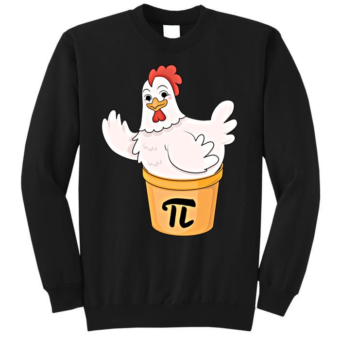 Chicken Pot Pie Funny Math Pi Day Funny Cute Food Lovers Cool Gift Sweatshirt