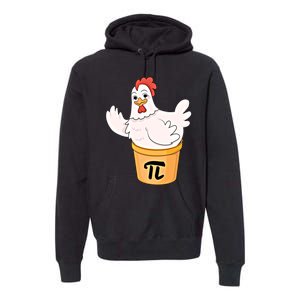 Chicken Pot Pie Funny Math Pi Day Funny Cute Food Lovers Cool Gift Premium Hoodie