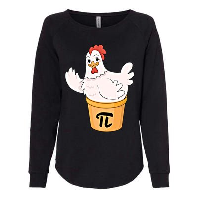 Chicken Pot Pie Funny Math Pi Day Funny Cute Food Lovers Cool Gift Womens California Wash Sweatshirt