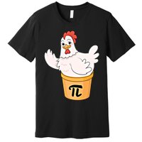 Chicken Pot Pie Funny Math Pi Day Funny Cute Food Lovers Cool Gift Premium T-Shirt