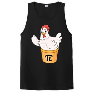 Chicken Pot Pie Funny Math Pi Day Funny Cute Food Lovers Cool Gift PosiCharge Competitor Tank