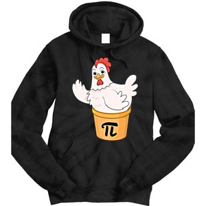 Chicken Pot Pie Funny Math Pi Day Funny Cute Food Lovers Cool Gift Tie Dye Hoodie