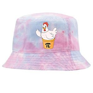 Chicken Pot Pie Funny Math Pi Day Funny Cute Food Lovers Cool Gift Tie-Dyed Bucket Hat